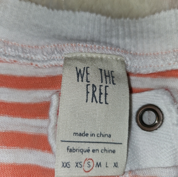 Free People Cross Stitch T-Shirt Sz Sm - Picture 5 of 8